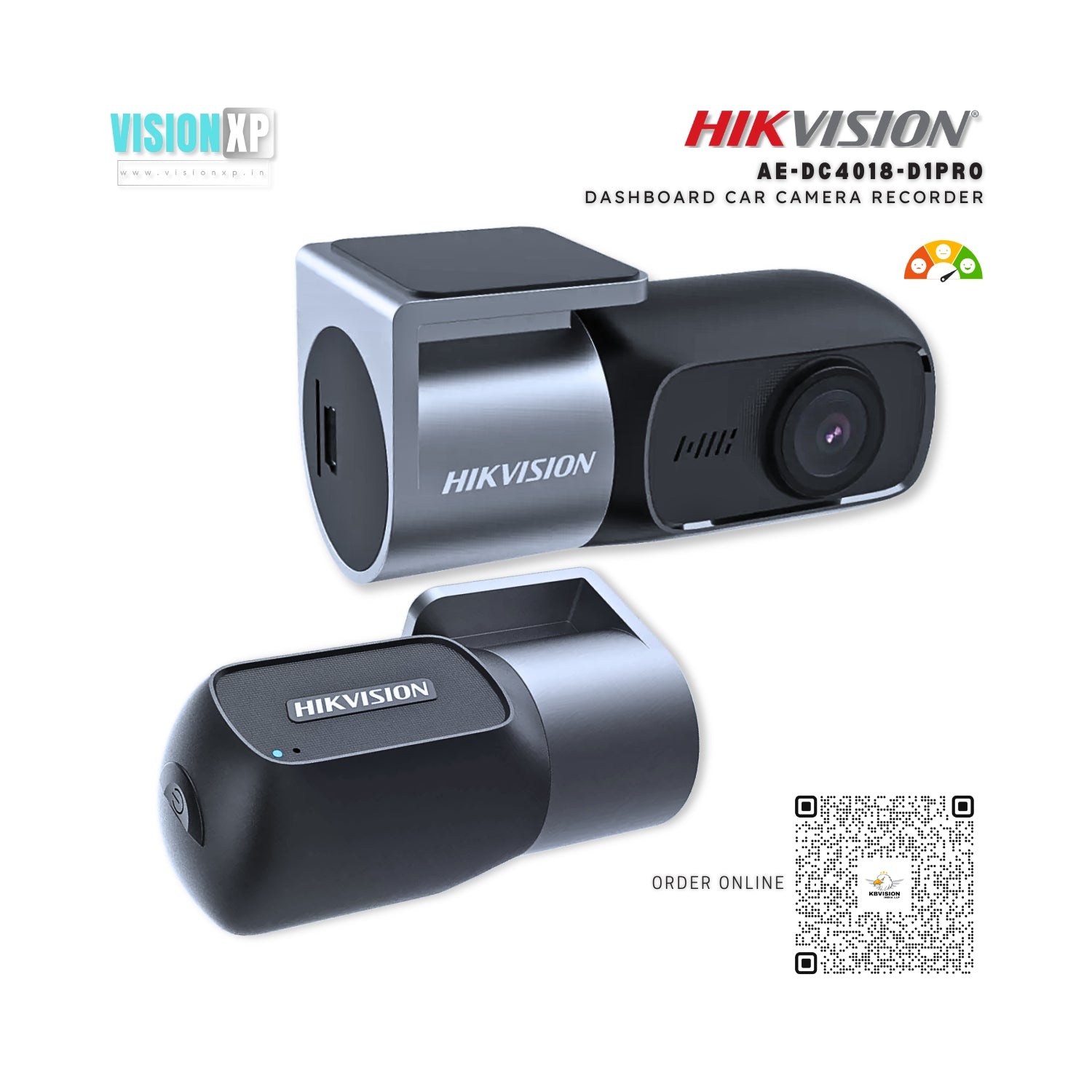 Hikvision AE-DC4018-D1PRO Dashboard Car Camera Recorder Hikvision AE-DC4018-D1PRO Dashboard Car Camera Recorder